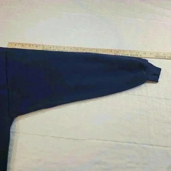 Vtg Jerzees Sweatshirt Womens XL Autumn Scarecrow Pumpkins Grandmacore 90s USA - Picture 10 of 12